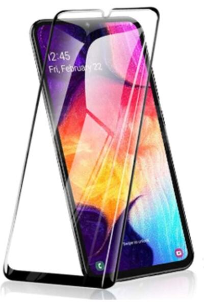 Case 4U Samsung Galaxy A20 Kılıf Tam Kaplayan Fiber Nano Ekran Koruyucu Cam