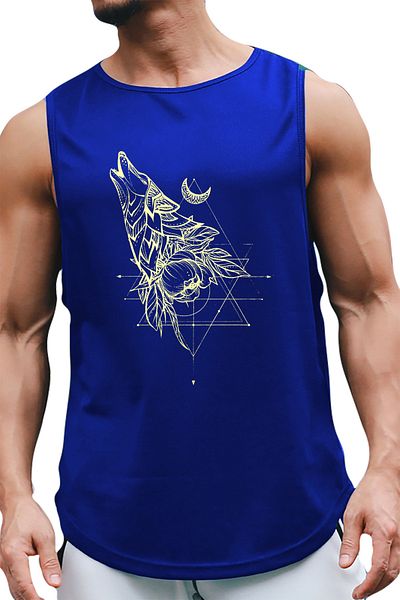 BLUU Wolfou Sleeveless Athlete T-shirt Tank Top Sports Athlete