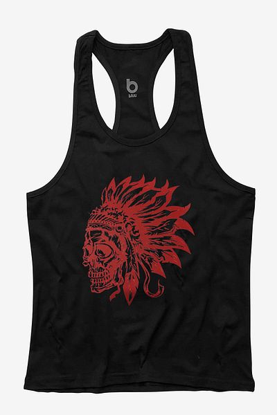 BLUU Indians Fitness Gym Tank Top Athlete