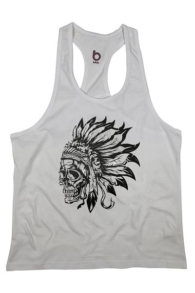 BLUU Indians Fitness Gym Tank Top Athlete