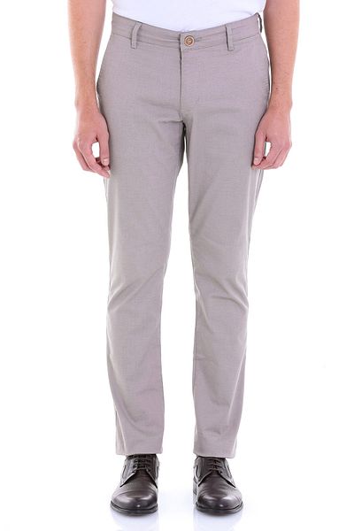 Hatemoğlu Mink Regular Fit Patterned Cotton Side Pocket Canvas Trousers