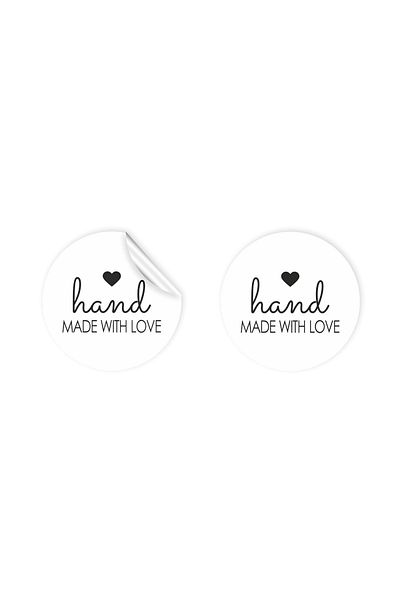 anka design Coated Sticker 4x4 Cm 48 Pieces -hand Made With Love-