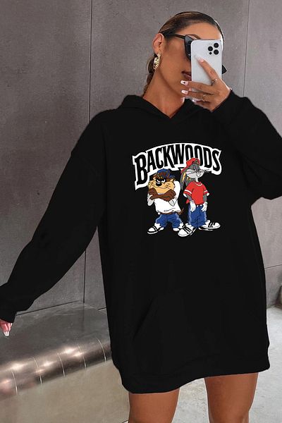 uyguntarz Unisex-Sweatshirt mit Backwoods-Aufdruck