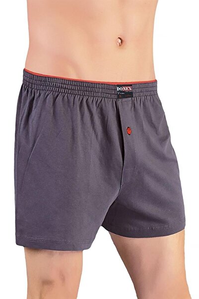 DONEX Erkek Pamuklu Düz Renk Penye Boxer Renk Seçenekli 2303