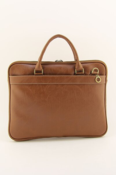 HNB حقيبة محاماة للكمبيوتر مقاس 15.6 بوصة بلون أسمر