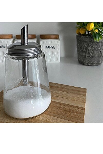 ELEGANCEV Dökme Toz Cam Şekerlik - 1 Adet