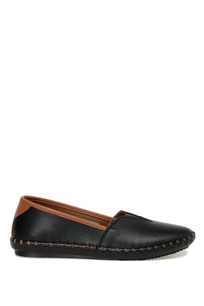 Polaris 108870 Black Comfort Sole Genuine Leather Women's Shoes