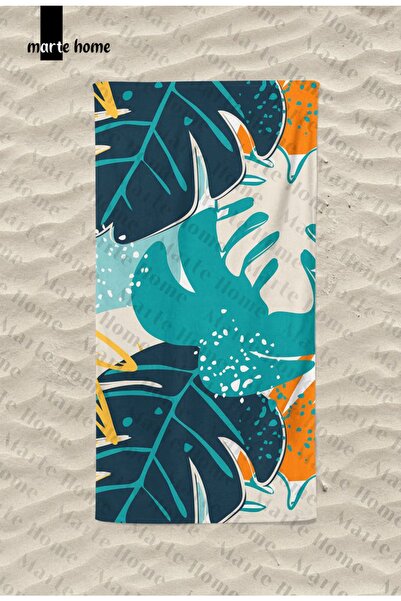 Marte Home منشفة الشاطئ المطبوعة الملونة