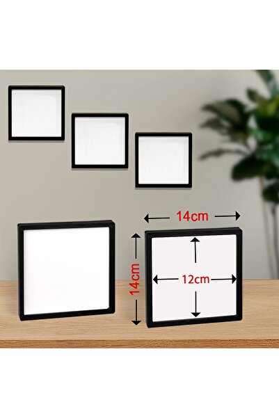 EYDXLMUG Rame foto adezive Fsahion, detașabile, 12x12cm - pachet de 5 pachete din PVC