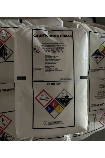 Aura Kimya Boncuk Kostik %99 25 Kg