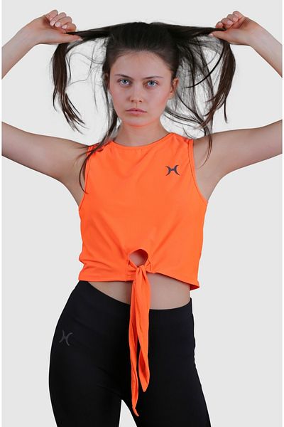 HALVMAN Orange Crop Women's Sports Undershirt - Belted on the Belly Hlv1338