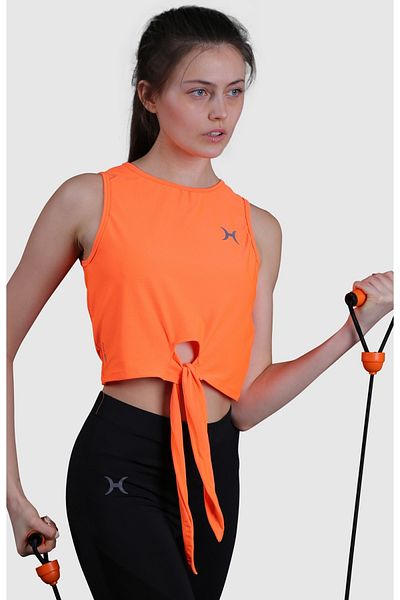 HALVMAN Orange Crop Women's Sports Undershirt - Belted on the Belly Hlv1338