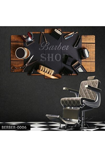 EVLOYA 5 Parçalı Mdf Berber Tablosu