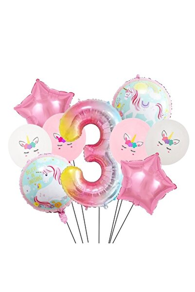 Mini Parti Mini Party Store Unicorn Balloon Set