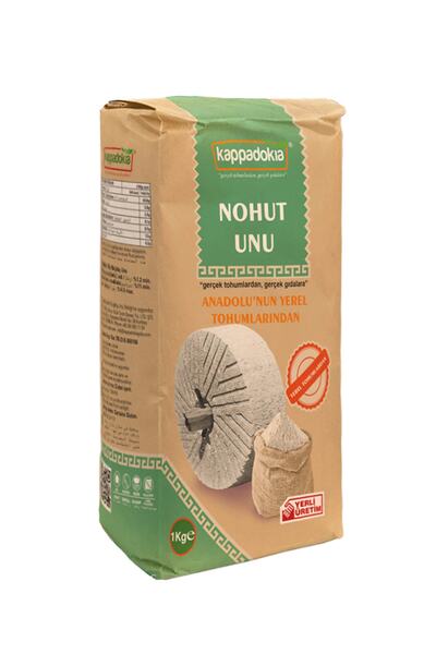 KAPPADOKİA Katkısız Glütensiz Taş Değirmen Nohut Unu 1 Kg