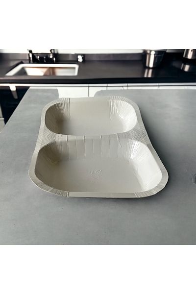 Krm Ambalaj Double Eyed Paper Mevlüt Plate, 25 Pieces
