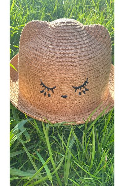 laviyonsa 0-2 Years Unisex Kids Straw Hat