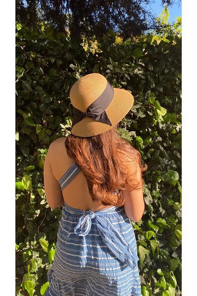 laviyonsa Bell Model Straw Summer Hat