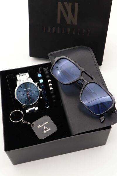 Northwatch Erkek Kol Saati Gözük Anahtarlık Ve Bileklik Set
