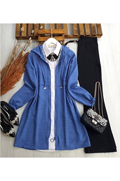 TCN Oversize Linen Cap - Hawk Pocket and Hooded 3138