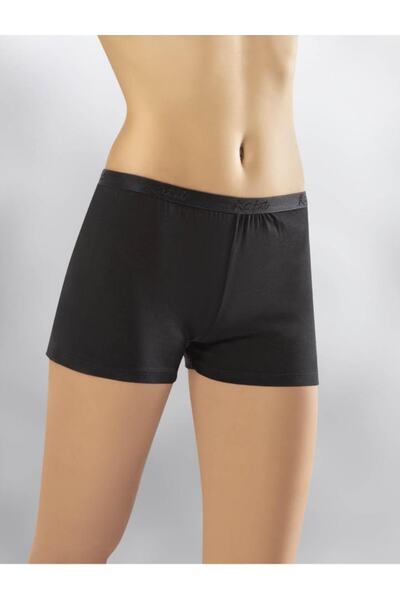 VicTroy 4 bucăți de bumbac pantaloni scurti boxer pentru femei (2 NEGRE ȘI 2 ALBE)
