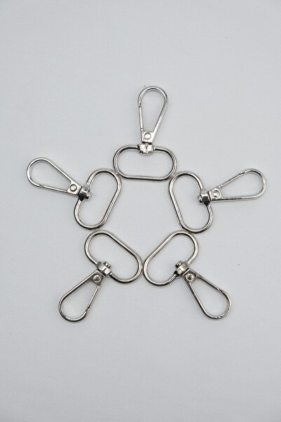 Prestij Boncuk 5 Adet Metal Anahtarlık Çanta Cüzdan Klipsi & Papağanı Büyük B...