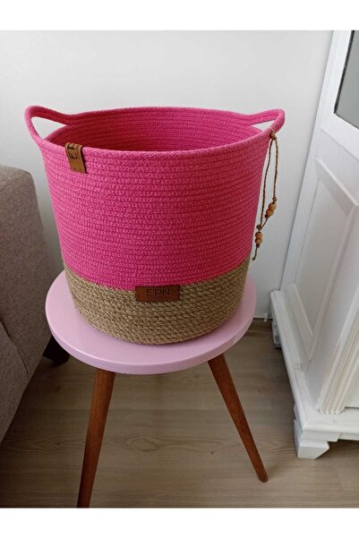 epncollection Višenamenski pleteni konopac od jute Kobalt plava i&korpa&organ...