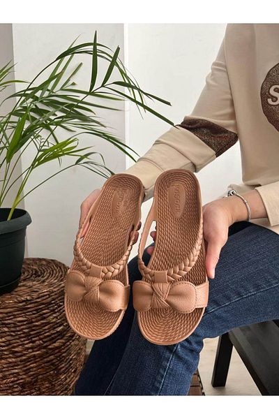 Behtah Kundura Non-Slip Soft Sole Beach Pool Balcony Street Slippers Wet Floor Slippers