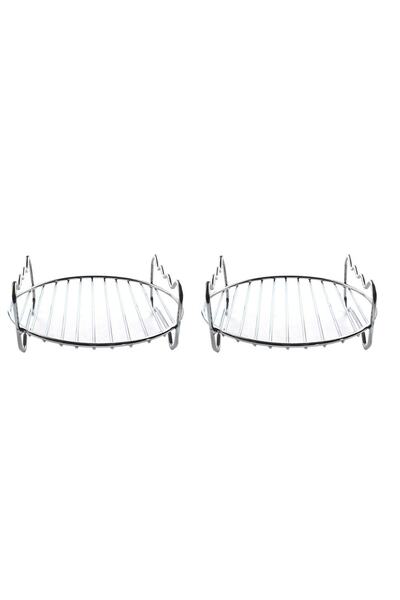 KGPart Air Pro Cook Xl Airfryer Fritöz Yuvarlak Izgara Teli 2li, Karaca