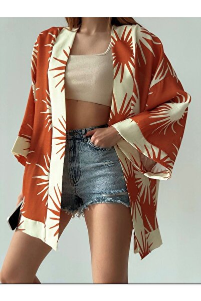 Flow Kiremit Rengi Kimono