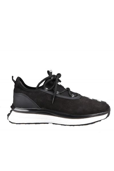 MARCOMEN 17391 Ανδρικά παπούτσια casual από γνήσιο δέρμα μαύρο Nubuck