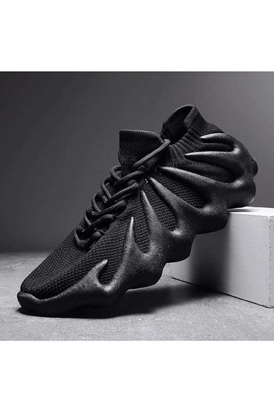Walked Bella Dark Slates Wrap-Based Daily Knitwear Sneaker