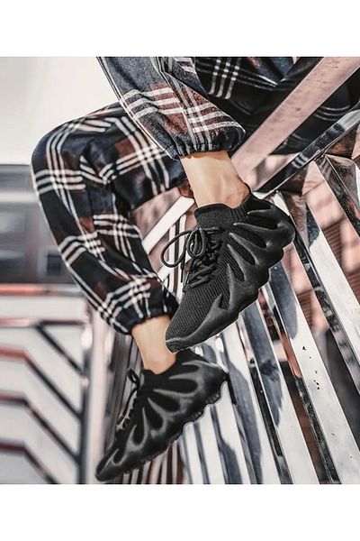 Walked Bella Dark Slates Wrap-Based Daily Knitwear Sneaker