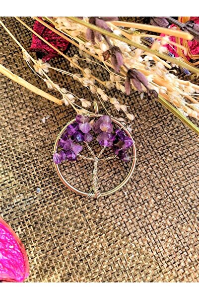 Nelleovana Amethyst Tree of Life Necklace