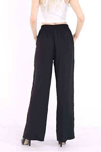 Moda Tuğram Women's Black Color Loose Trousers