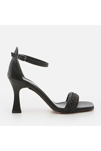 Hotiç Black Women's Heeled Sandals