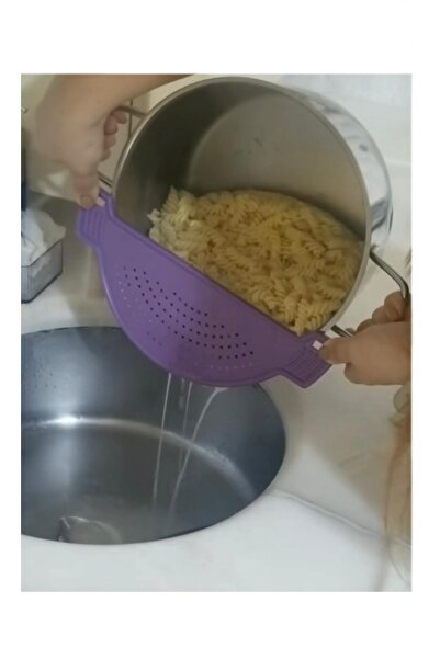 DORAX Pratik Makarna Mantı Kevgir Süzgeç