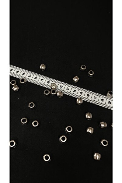 Ozpas 8mm sive plastične perle, perle za izradu dodataka 50 kom