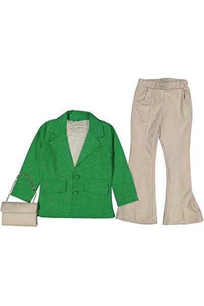 NMG KİDS Devojčina perla za nogu P Torba Desetdelni C Torba I jakna 3-dijelni...