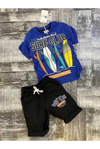 Esterella صبي/ نادي ركوب الأمواج مطبوعة/تي شيرت شورت/بدلة صبي