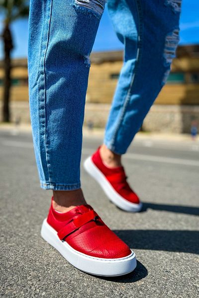 Chekich Pantofi pentru bărbați Dobeny Ch147 Cbt Red