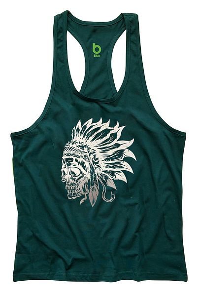 BLUU Indians Fitness Gym Tank Top Athlete