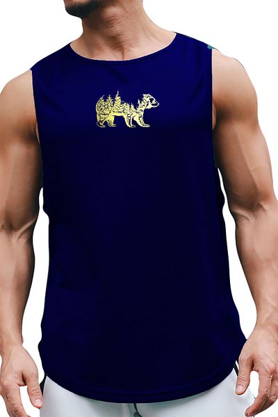 BLUU Bearx Αμάνικο αθλητικό μπλουζάκι Tank Top Sports Singlet