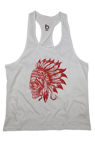 BLUU Indians Fitness Gym Tank Top Athlete