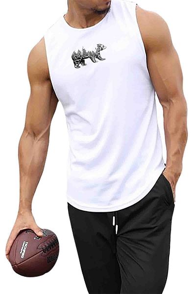 BLUU Bearx Sleeveless Athlete T-shirt Tank Top Sports Athlete