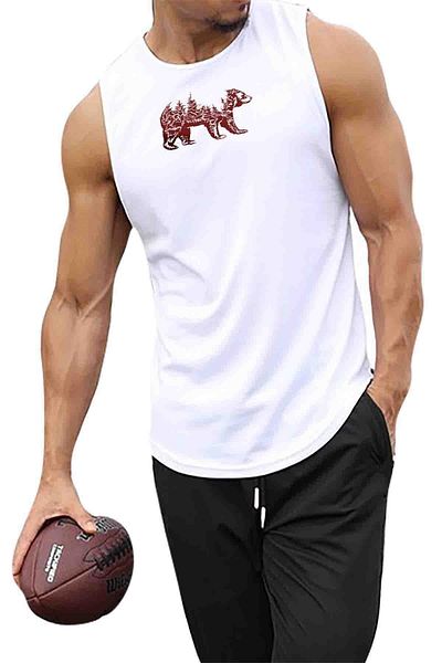 BLUU Bearx Sleeveless Athlete T-shirt Tank Top Sports Athlete