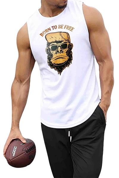 BLUU Bornfree Sleeveless Athlete T-shirt Tank Top Sports Athlete