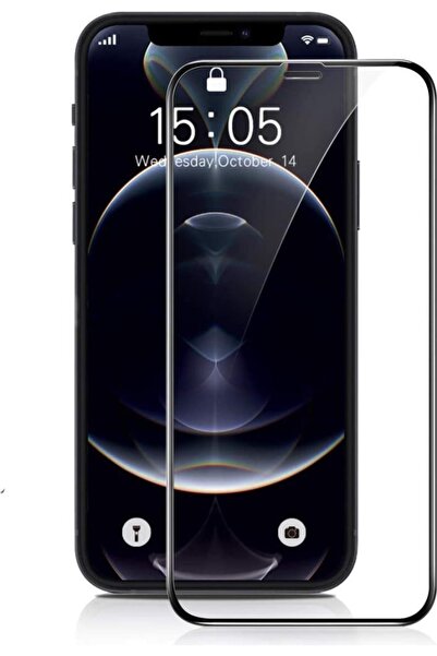 Case 4U Apple Iphone 12 Pro Tam Kaplayan Fiber Nano Ekran Koruyucu Cam