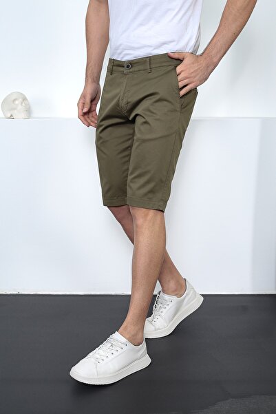 ENZİM JEANS Erkek Şort Açık Yeşil