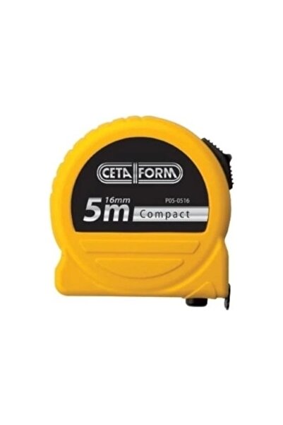 CETA FORM P05a-0519 Compact Şerit Metre (Inch/metrik) 5m-16ft 19 Mm